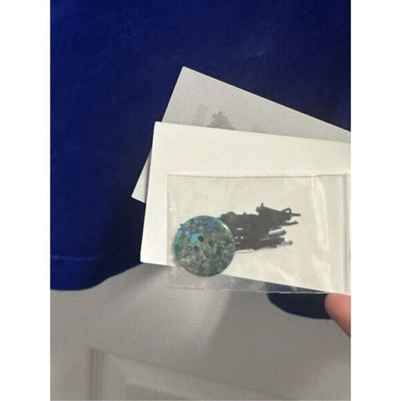 Women’s Blue Fuzzy NWT Cozy Duffel Sweater Sz.L - Picture 7 of 7